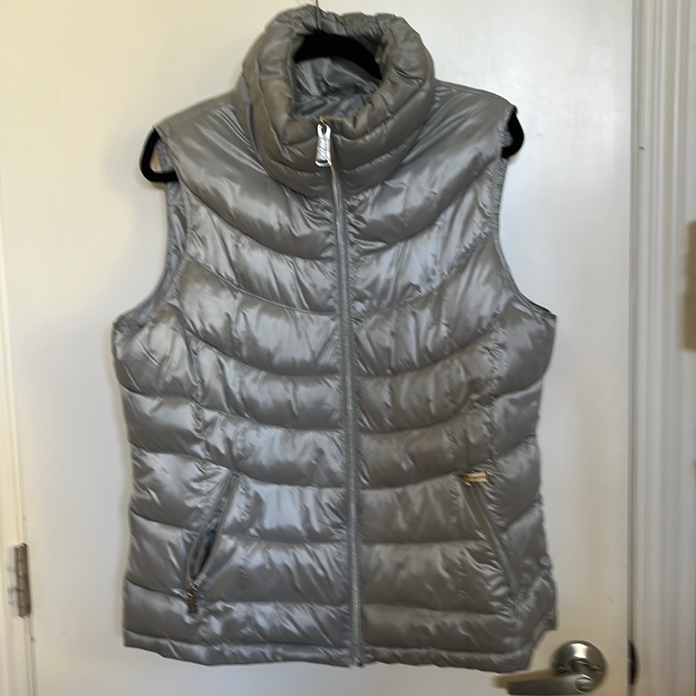 Puffy silver vest Calvin Klein